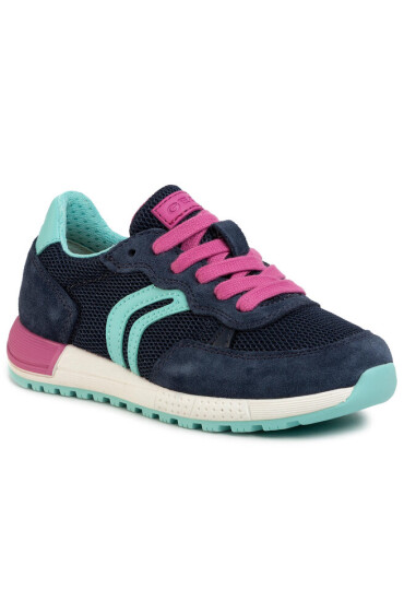 Geox Сникърси J Alblen G. B J02AQB 01422 C4268 M Navy/Fuchsia - Mera.bg
