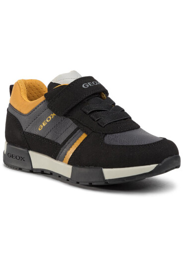 Geox Сникърси J Alfier B. A J946NA 0BUAF C9241 S Black/Dk Yellow - Mera.bg
