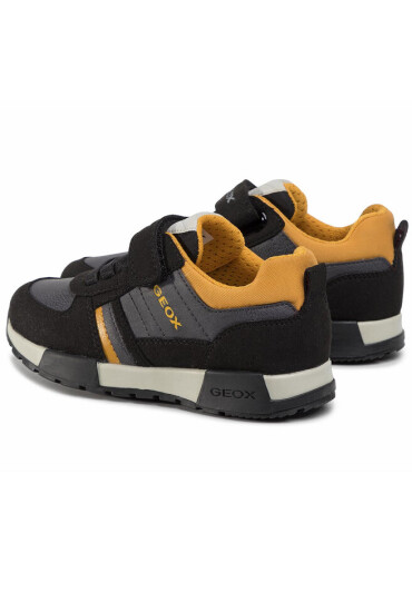 Geox Сникърси J Alfier B. A J946NA 0BUAF C9241 S Black/Dk Yellow - Mera.bg