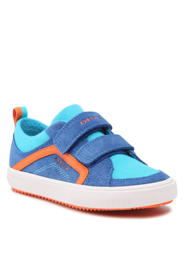 Geox Сникърси J Alonisso B. A J252CA 02210 C0685 S Royal/Orange - Mera.bg