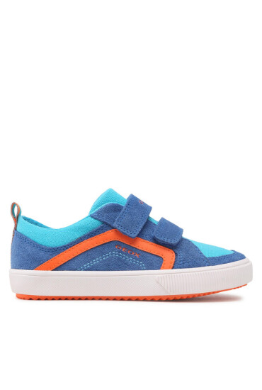 Geox Сникърси J Alonisso B. A J252CA 02210 C0685 S Royal/Orange - Mera.bg