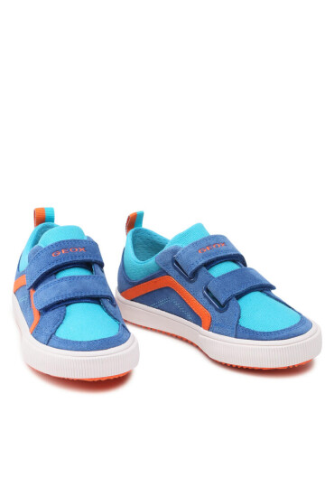 Geox Сникърси J Alonisso B. A J252CA 02210 C0685 S Royal/Orange - Mera.bg