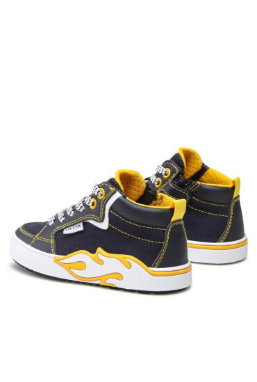 Geox Сникърси J Alphabeet Boy J35HLF01054C0657 M Navy/Yellow - Mera.bg