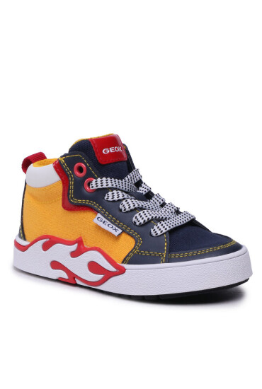 Geox Сникърси J Alphabeet Boy J35HLF01054C2117 M Yellow/Navy - Mera.bg