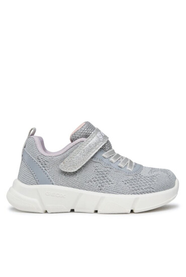 Geox Сникърси J Aril Girl J25DLD07QBCC1316 M Silver/Lilac - Mera.bg