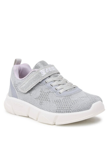 Geox Сникърси J Aril Girl J25DLD07QBCC1316 S Silver/Lilac - Mera.bg
