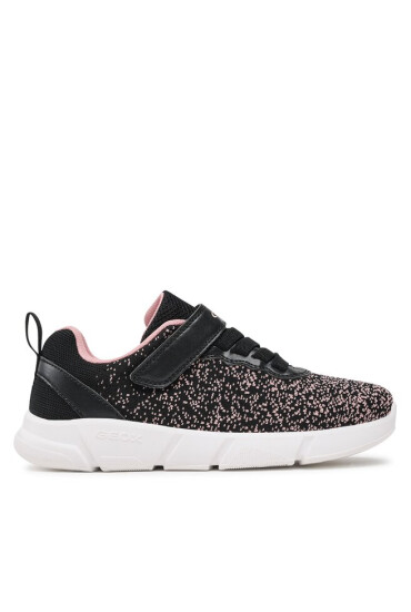 Geox Сникърси J Aril Girl J35DLB06KBCC0869 D Black/Lt Pink - Mera.bg