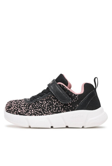 Geox Сникърси J Aril Girl J35DLB06KBCC0869 M Black/Lt Pink - Mera.bg