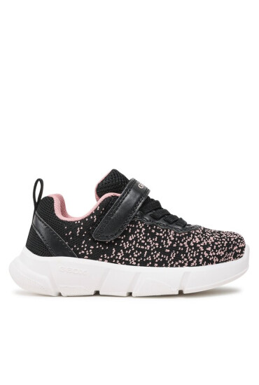 Geox Сникърси J Aril Girl J35DLB06KBCC0869 M Black/Lt Pink - Mera.bg