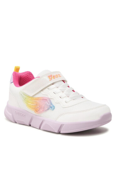 Geox Сникърси J Aril Girl J35DLD0AS54C0653 DD White/Multicolor - Mera.bg