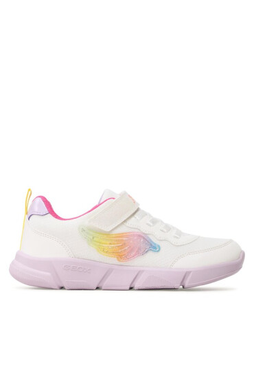 Geox Сникърси J Aril Girl J35DLD0AS54C0653 DD White/Multicolor - Mera.bg
