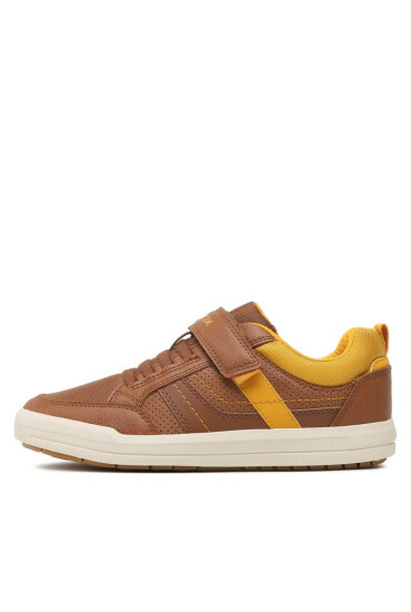 Geox Сникърси J Arzach Boy J164AA0MEFUC6N2G D Cognac/Dk Yellow - Mera.bg