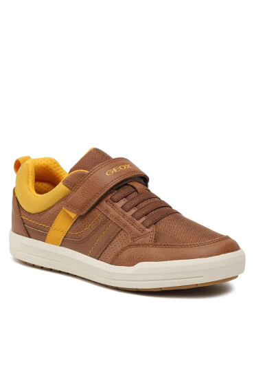 Geox Сникърси J Arzach Boy J164AA0MEFUC6N2G D Cognac/Dk Yellow - Mera.bg
