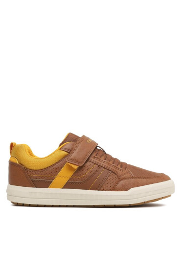 Geox Сникърси J Arzach Boy J164AA0MEFUC6N2G D Cognac/Dk Yellow - Mera.bg