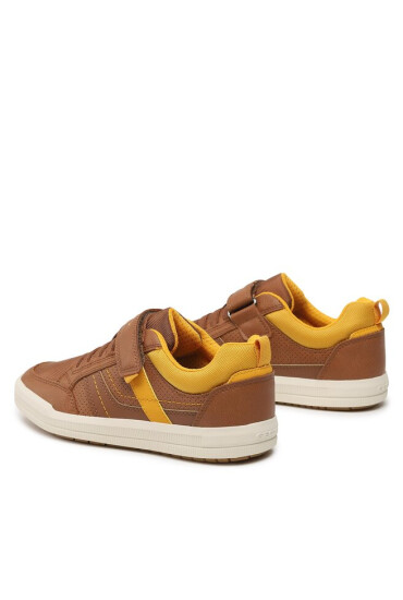 Geox Сникърси J Arzach Boy J164AA0MEFUC6N2G D Cognac/Dk Yellow - Mera.bg