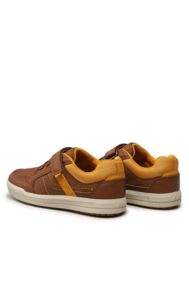 Geox Сникърси J Arzach Boy J164AA0MEFUC6N2G S Cognac/Dk Yellow - Mera.bg