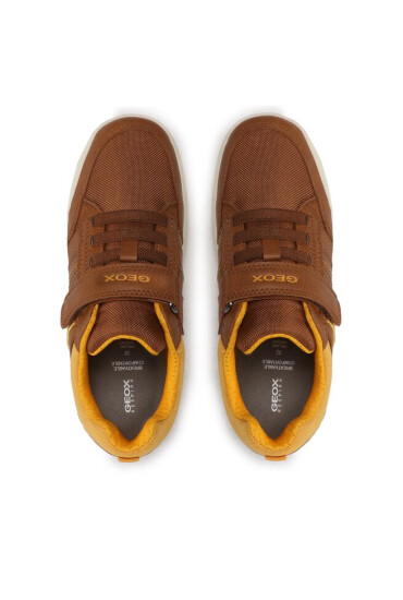Geox Сникърси J Arzach Boy J164AA0MEFUC6N2G S Cognac/Dk Yellow - Mera.bg