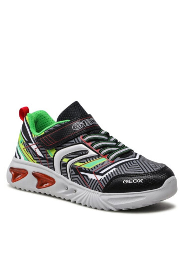 Geox Сникърси J Assister B. A J26DZA 0FUCE C0016 DD Black/Green - Mera.bg