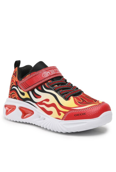 Geox Сникърси J Assister Boy J35DZC011CEC0020 D Red/Black - Mera.bg