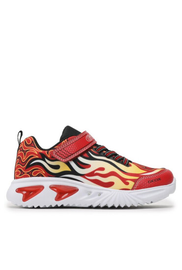Geox Сникърси J Assister Boy J35DZC011CEC0020 D Red/Black - Mera.bg