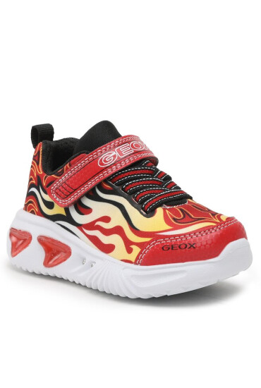 Geox Сникърси J Assister Boy J35DZC011CEC0020 M Red/Black - Mera.bg