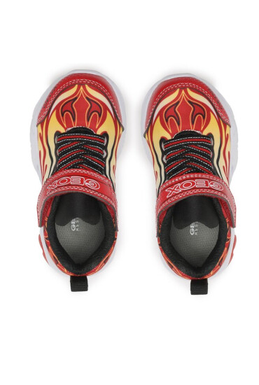 Geox Сникърси J Assister Boy J35DZC011CEC0020 M Red/Black - Mera.bg