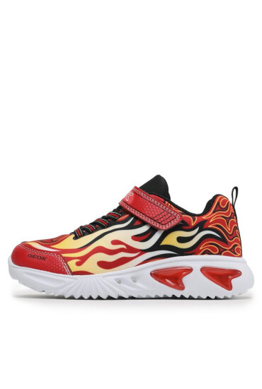 Geox Сникърси J Assister Boy J35DZC011CEC0020 S Red/Black - Mera.bg