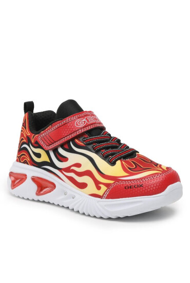 Geox Сникърси J Assister Boy J35DZC011CEC0020 S Red/Black - Mera.bg