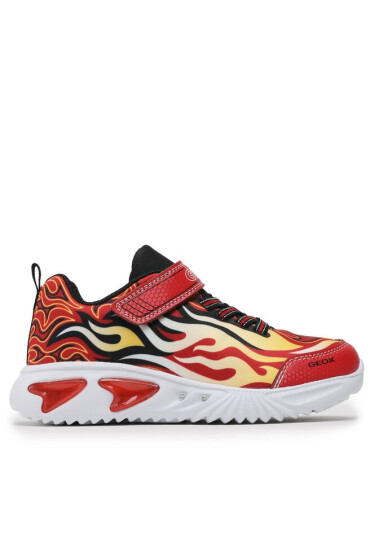 Geox Сникърси J Assister Boy J35DZC011CEC0020 S Red/Black - Mera.bg