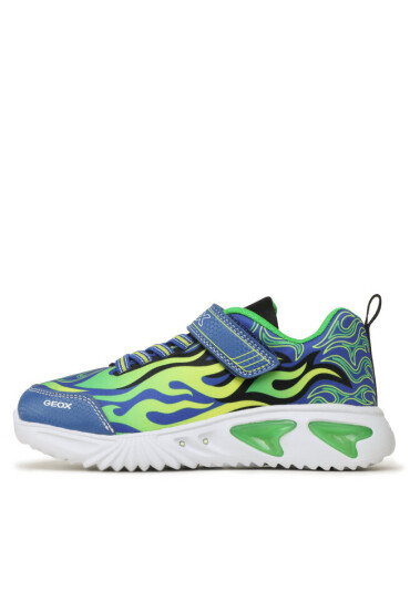 Geox Сникърси J Assister Boy J35DZC011CEC4165 D Royal/Green - Mera.bg