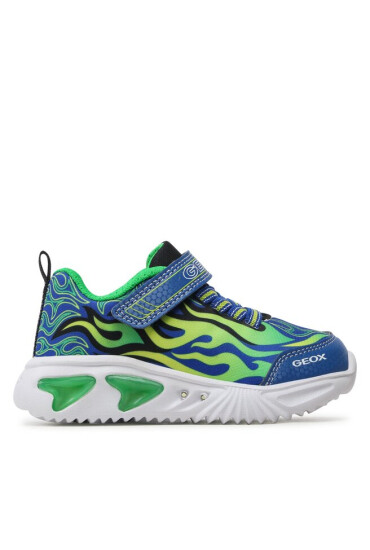 Geox Сникърси J Assister Boy J35DZC011CEC4165 M Royal/Green - Mera.bg