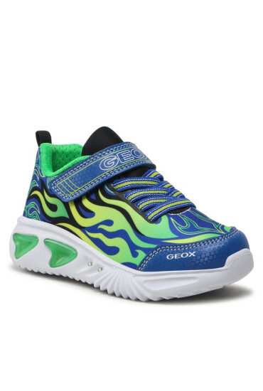 Geox Сникърси J Assister Boy J35DZC011CEC4165 S Royal/Green - Mera.bg