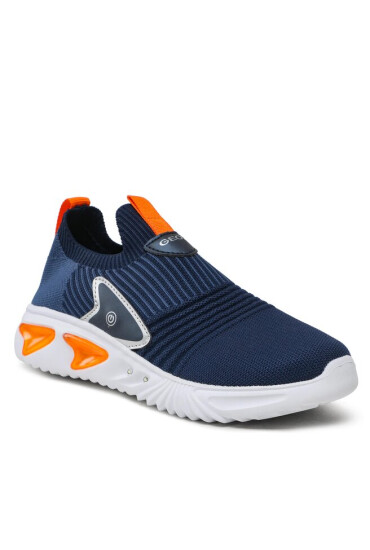 Geox Сникърси J Assister Boy J35DZD06K50C0659 DD Navy/Orange - Mera.bg