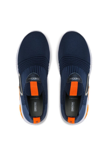 Geox Сникърси J Assister Boy J35DZD06K50C0659 DD Navy/Orange - Mera.bg