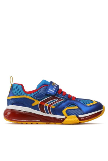Geox Сникърси J Bayonyc B. A J16FEA 05014 C0295 S Lt Blue/Yellow - Mera.bg