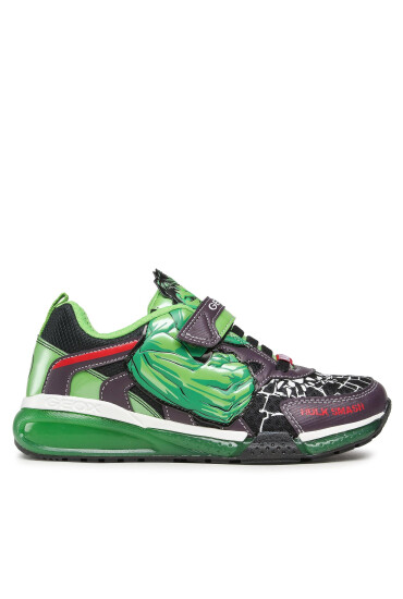 Geox Сникърси J Bayonyc B.B J35FEB 011CE C0016 DD Black/Green - Mera.bg