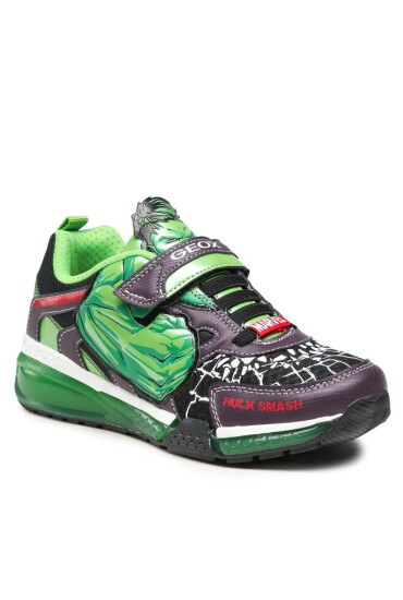 Geox Сникърси J Bayonyc B.B J35FEB 011CE C0016 DD Black/Green - Mera.bg