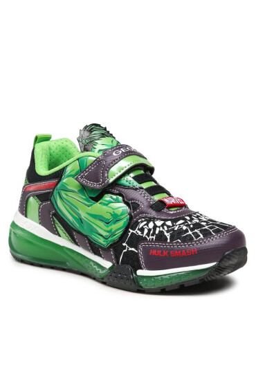 Geox Сникърси J Bayonyc B. B J35FEB 011CE C0016 S Black/Green - Mera.bg