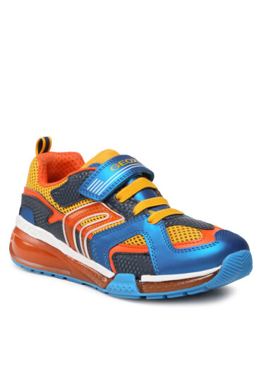 Geox Сникърси J Bayonyc Boy J16FEA05014C0295 D Lt Blue/Yellow - Mera.bg