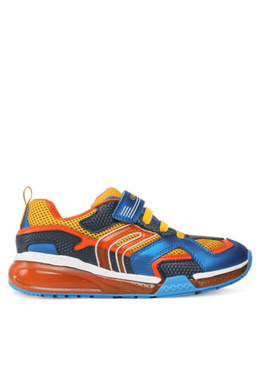 Geox Сникърси J Bayonyc Boy J16FEA05014C0295 D Lt Blue/Yellow - Mera.bg