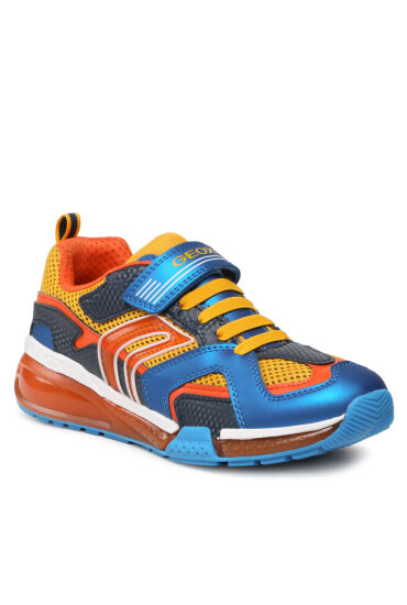 Geox Сникърси J Bayonyc Boy J16FEA05014C0295 DD Lt Blue/Yellow - Mera.bg