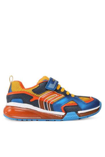 Geox Сникърси J Bayonyc Boy J16FEA05014C0295 DD Lt Blue/Yellow - Mera.bg