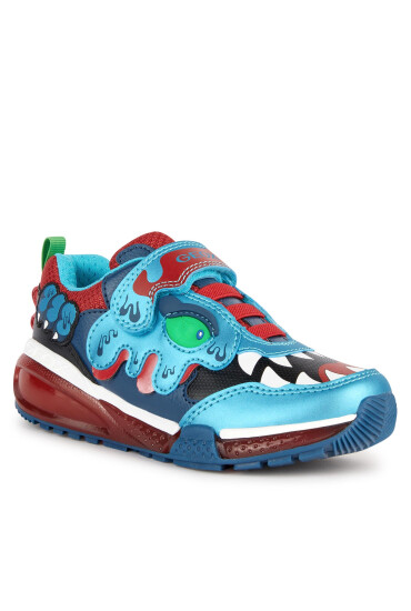 Geox Сникърси J Bayonyc Boy J36FEA 05011 C4320 S Lt Blue/Red - Mera.bg