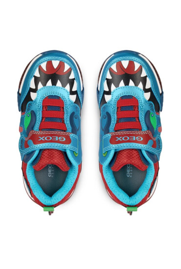 Geox Сникърси J Bayonyc Boy J36FEA 05011 C4320 S Lt Blue/Red - Mera.bg