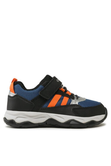 Geox Сникърси J Calco Boy J26CLA 014CE C4M2T M Dk Blue/Orange - Mera.bg