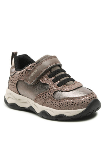 Geox Сникърси J Calco G. A J16CMA 0DHBC C1X2X M Smoke Grey/Gold - Mera.bg