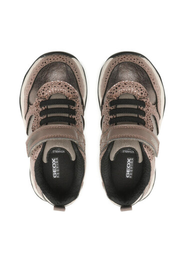 Geox Сникърси J Calco G. A J16CMA 0DHBC C1X2X M Smoke Grey/Gold - Mera.bg