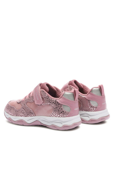 Geox Сникърси J Calco Girl J16CMA 0DHBC C8F1A S Dk Pink/Dk Silver - Mera.bg