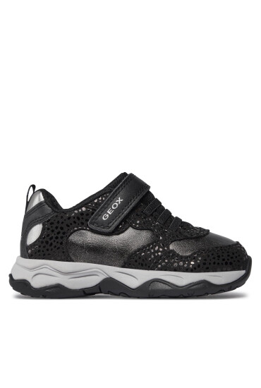 Geox Сникърси J Calco Girl J16CMA 0DHBC C9244 M Black/Dk Silver - Mera.bg