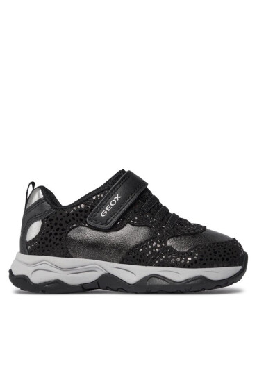 Geox Сникърси J Calco Girl J16CMA 0DHBC C9244 M Black/Dk Silver - Mera.bg